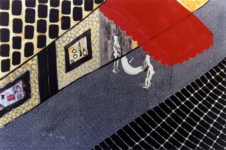 Esther-Ramos-1986_03_13-Alucina-por-un-tubo-en-el-medio-de-Barcelona-130x195-cms