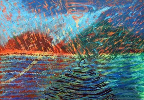 Esther-Ramos-2024_02_01-Rayo-desvelandose-35x50-cms
