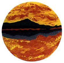 Esther-Ramos-1999_06_21-Tondo-Aurora-boreal-PielER-70-O-cms-2